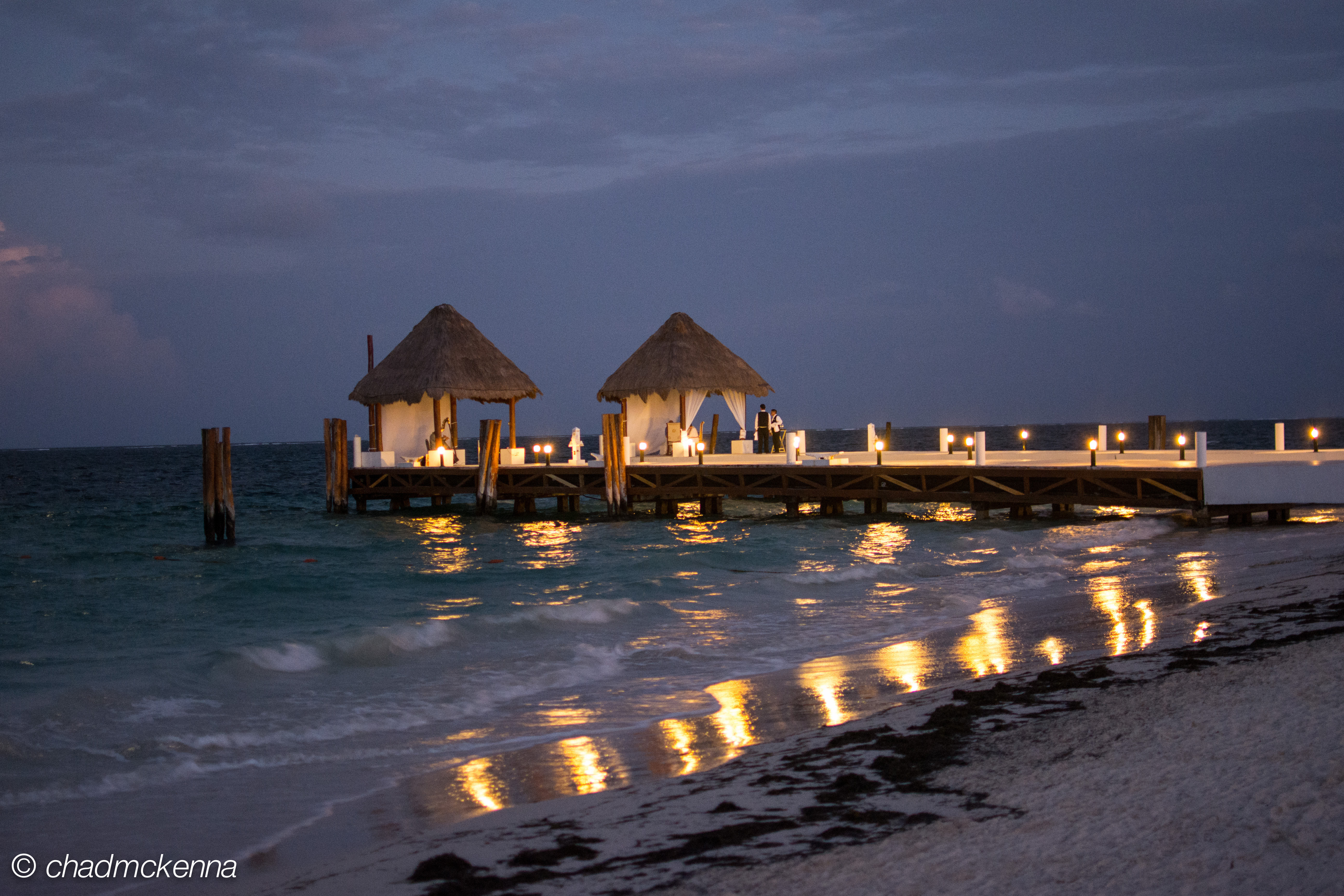 Evening at the pier